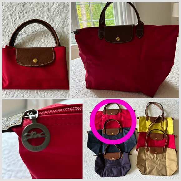 Longchamp Le Pliage Original Handbag Medium (pink) - Picture 2 of 4